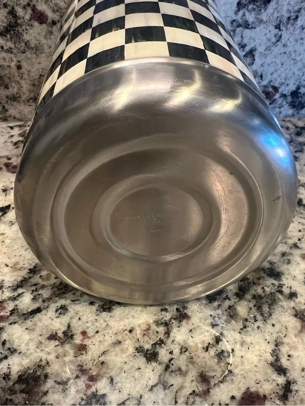 Mackenzie-Childs Courtly Check Wine Cooler. Like new condition.